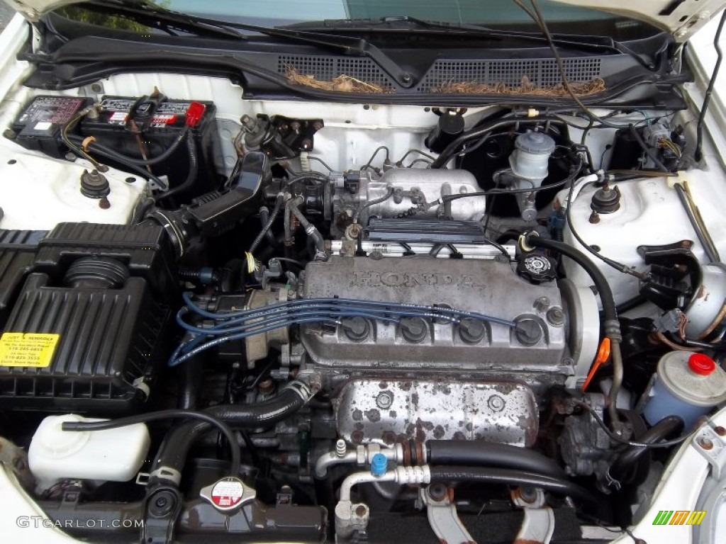2000 Civic EX Coupe - Taffeta White / Dark Gray photo #21