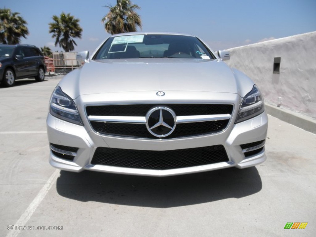 Iridium Silver Metallic 2012 Mercedes-Benz CLS 550 Coupe Exterior Photo #50280777