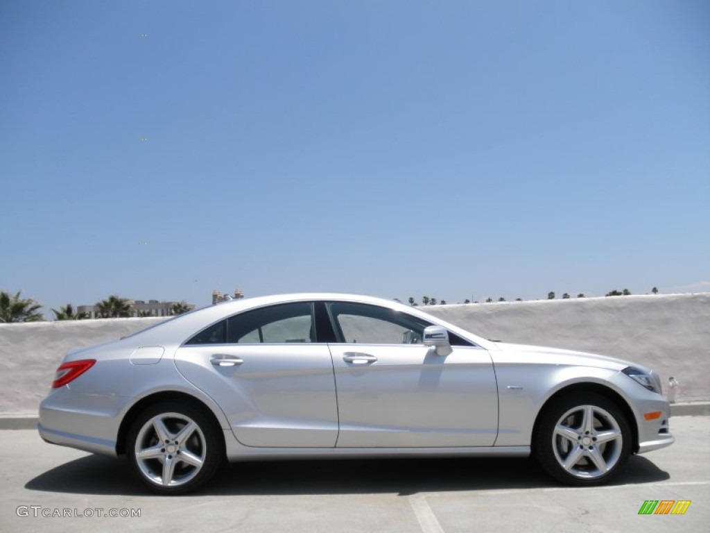 Iridium Silver Metallic 2012 Mercedes-Benz CLS 550 Coupe Exterior Photo #50280789