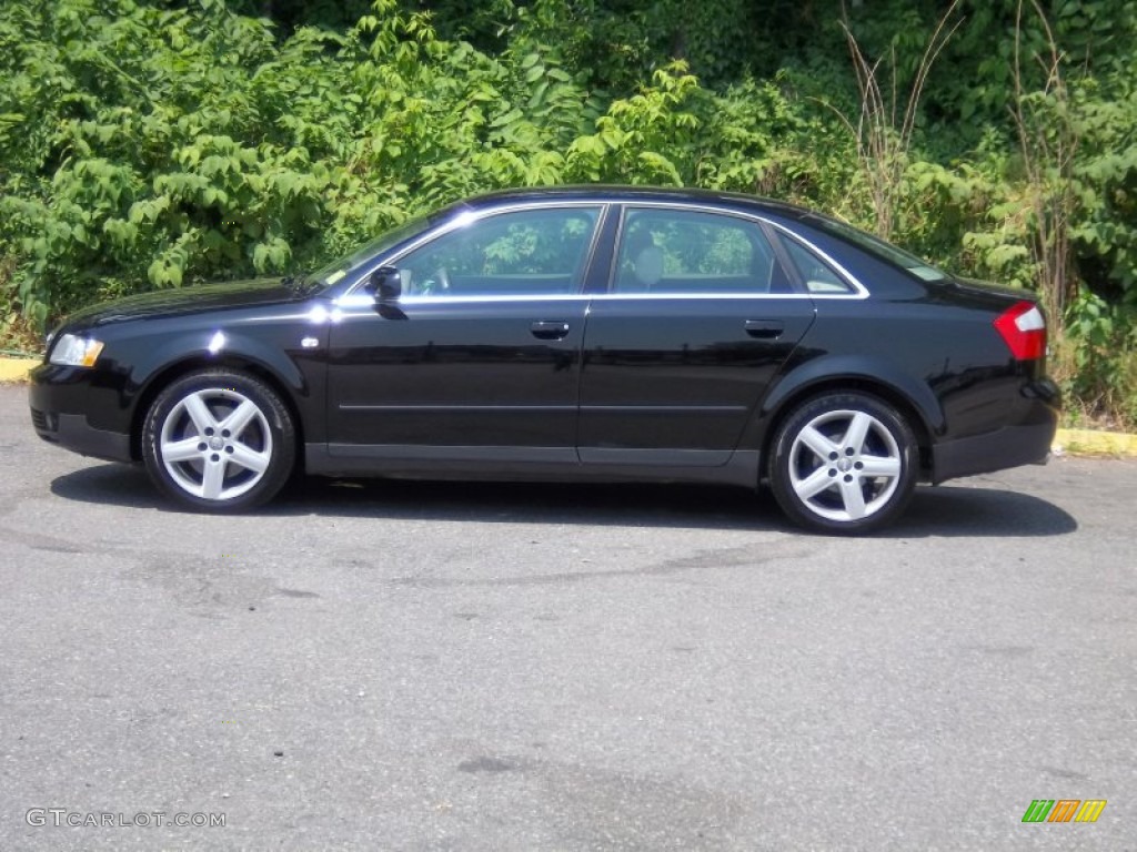 2003 A4 3.0 quattro Sedan - Brilliant Black / Beige photo #3