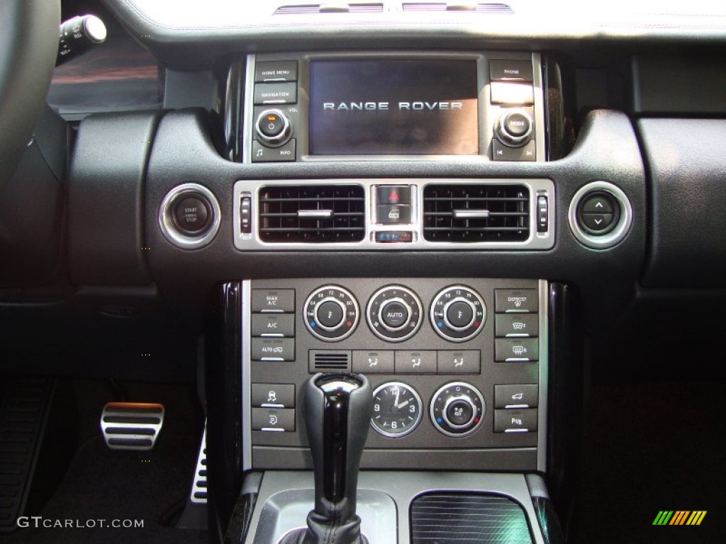 2010 Range Rover Supercharged - Santorini Black Pearl / Jet Black photo #14