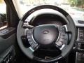 Jet Black 2010 Land Rover Range Rover Supercharged Steering Wheel