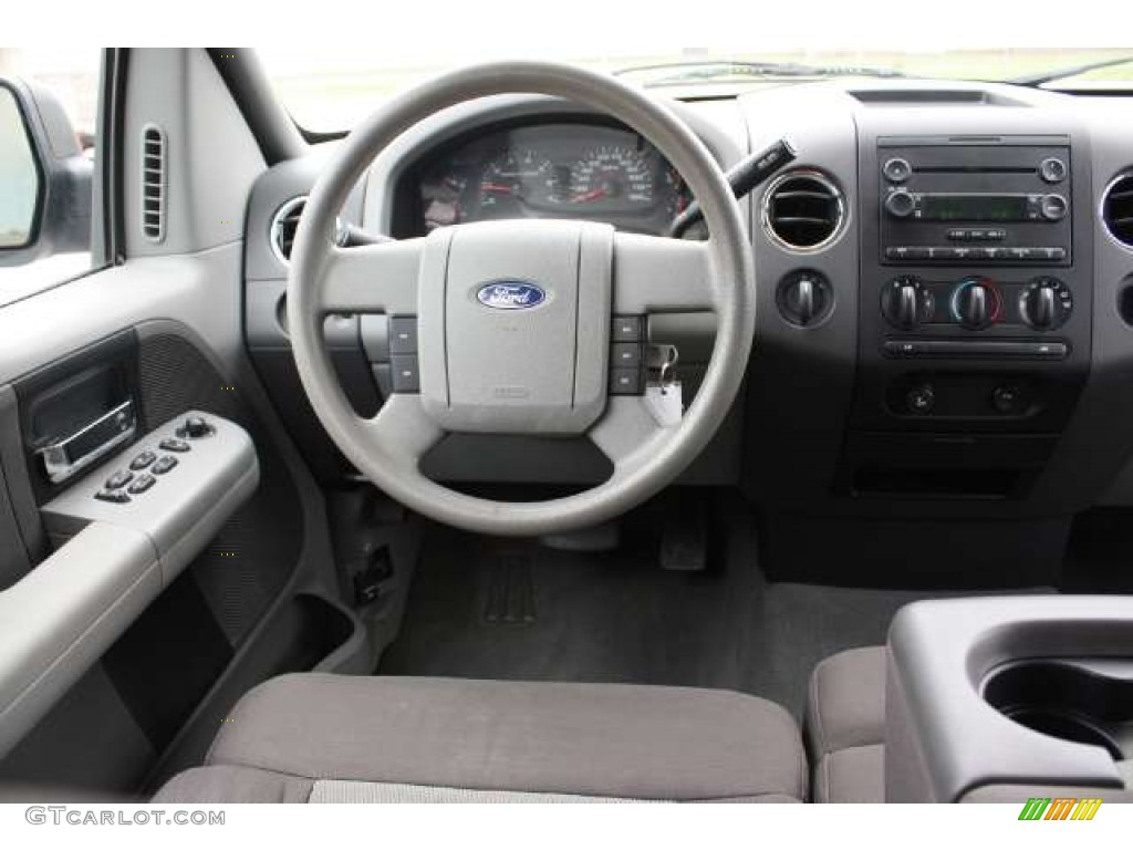 2005 F150 XLT SuperCab 4x4 - Silver Metallic / Medium Flint Grey photo #11