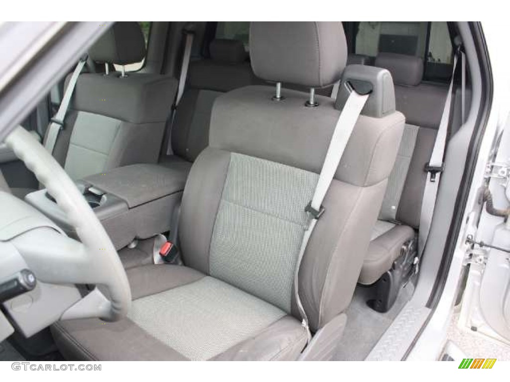 2005 F150 XLT SuperCab 4x4 - Silver Metallic / Medium Flint Grey photo #13