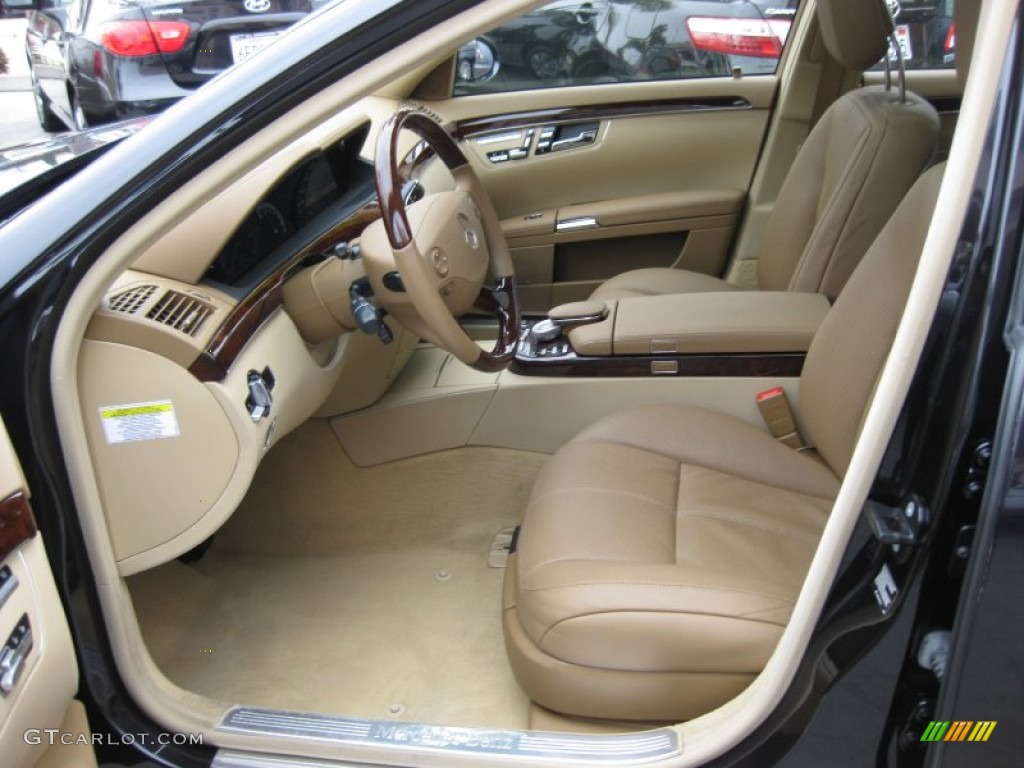 Cashmere/Savanna Interior 2008 Mercedes-Benz S 550 Sedan Photo #50281539