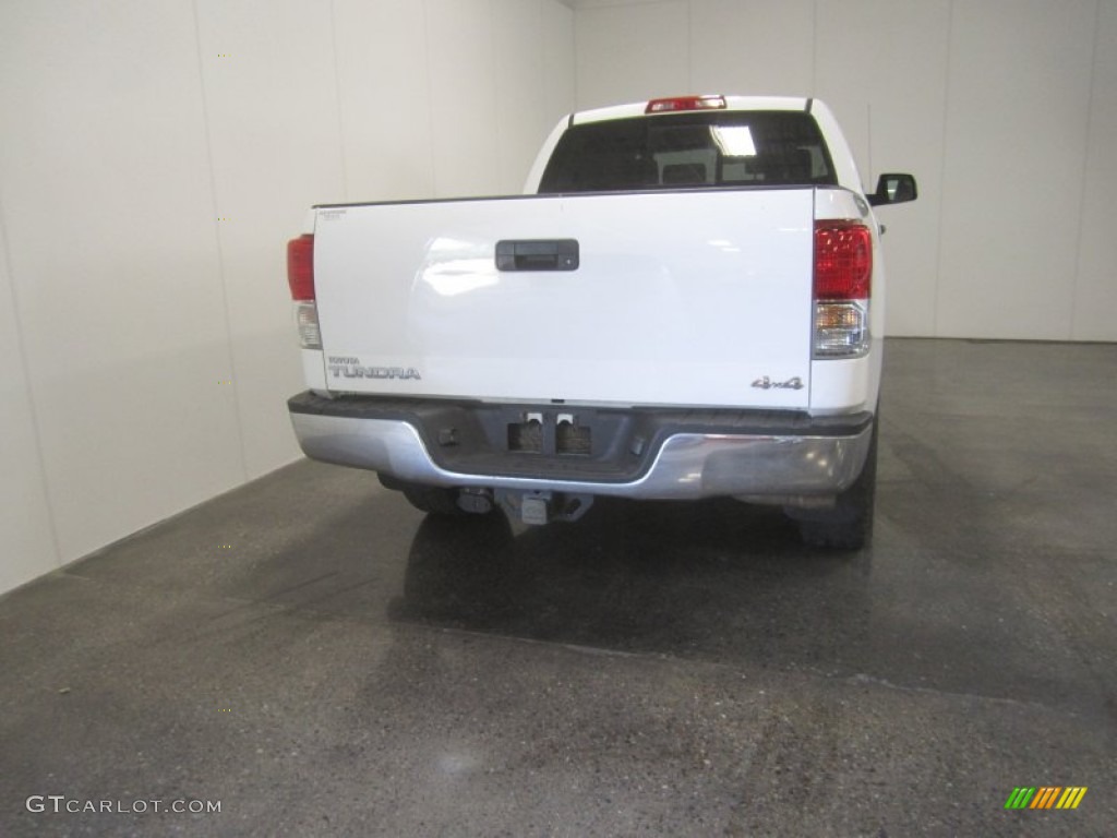 2010 Tundra TRD Double Cab 4x4 - Super White / Graphite Gray photo #12