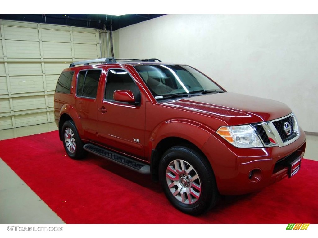 Red Brawn Nissan Pathfinder