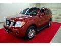 2008 Red Brawn Nissan Pathfinder SE V8  photo #3