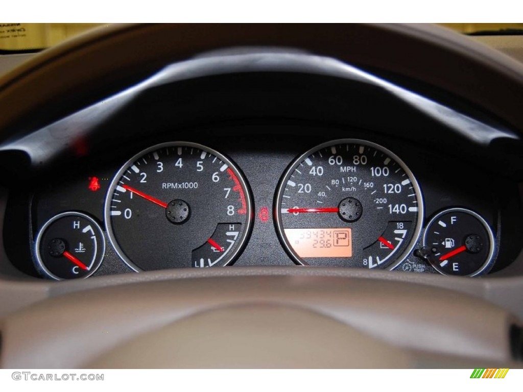 2008 Nissan Pathfinder SE V8 Gauges Photo #50282811