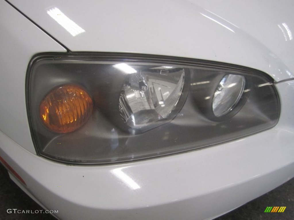 2006 Elantra GLS Sedan - Nordic White / Beige photo #5