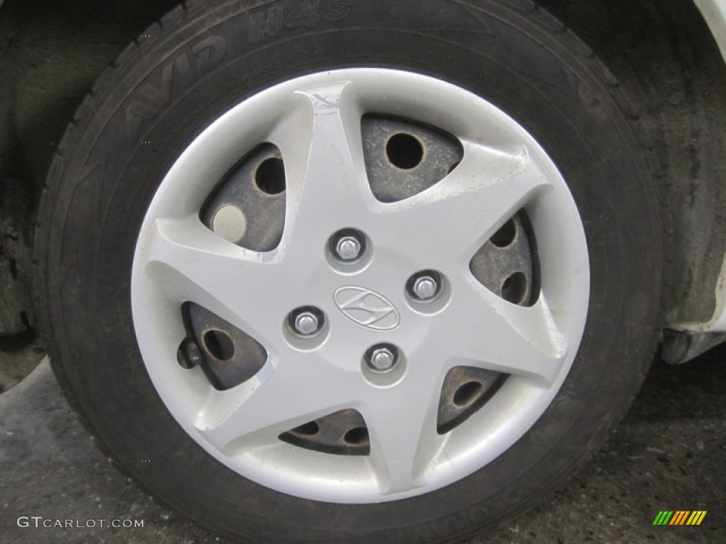 2006 Elantra GLS Sedan - Nordic White / Beige photo #14