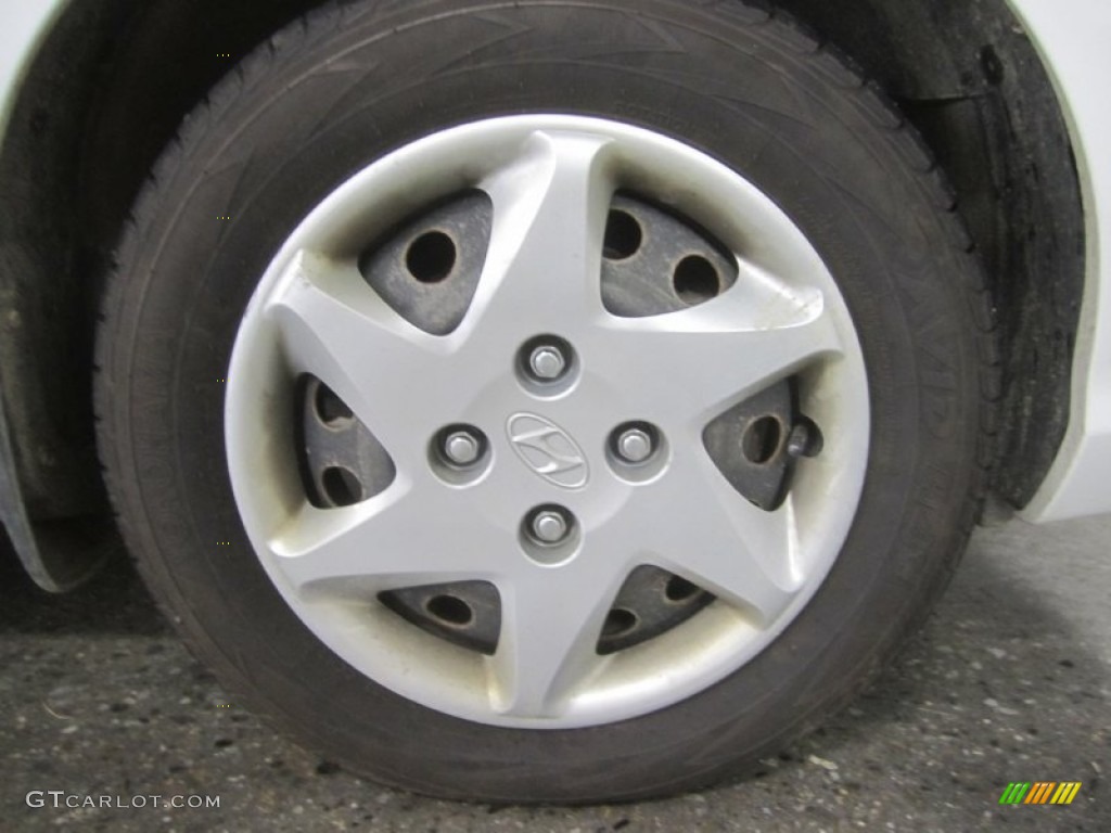 2006 Elantra GLS Sedan - Nordic White / Beige photo #15