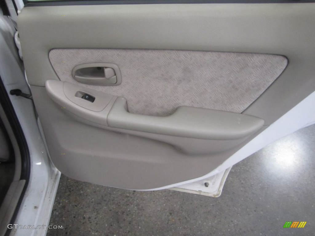 2006 Elantra GLS Sedan - Nordic White / Beige photo #17
