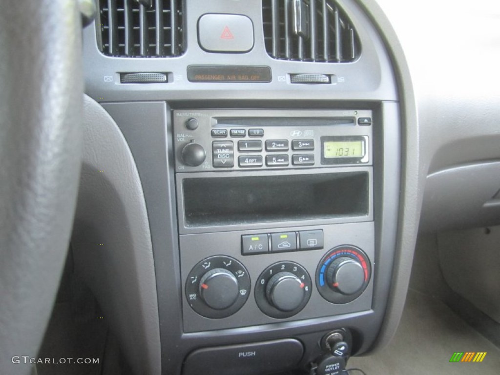 2006 Elantra GLS Sedan - Nordic White / Beige photo #25