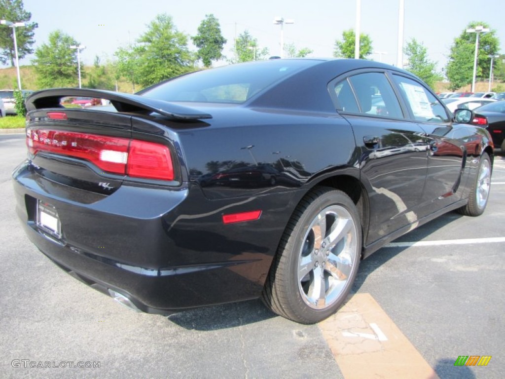 2011 Charger R/T Plus - Blackberry Pearl / Black photo #3