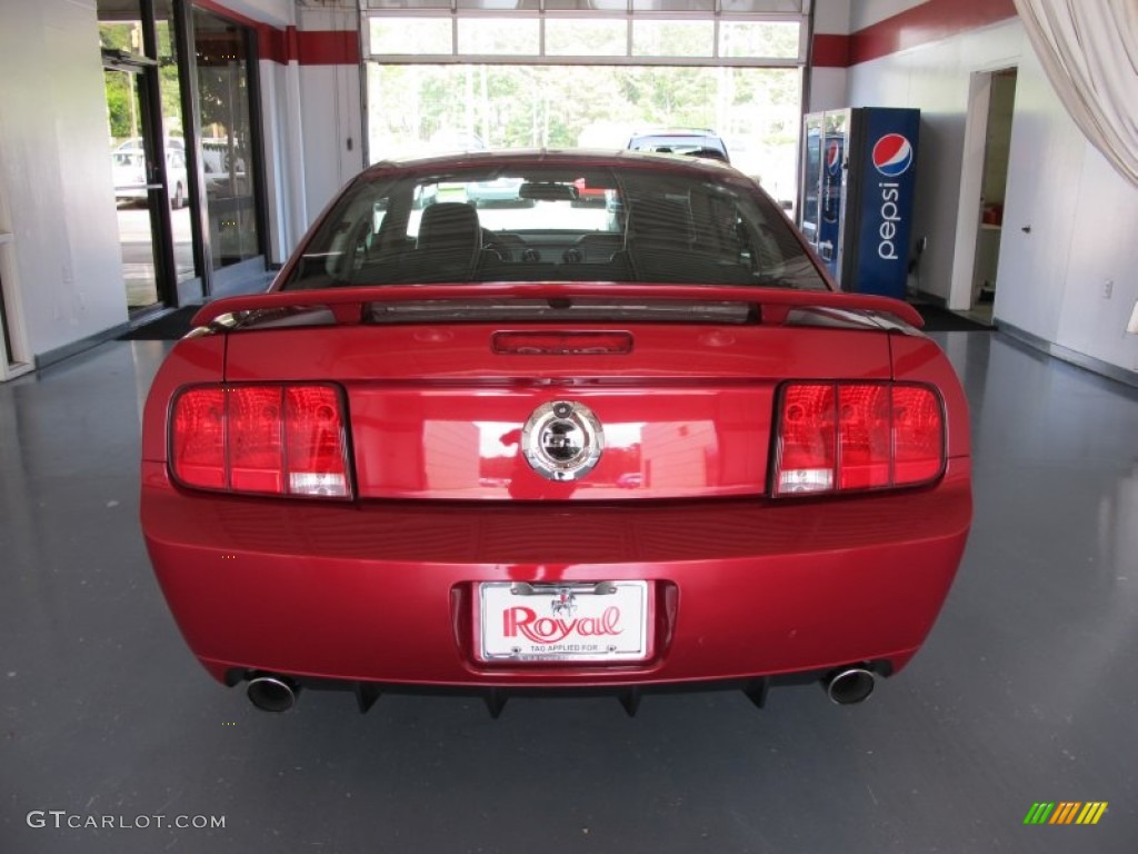 2007 Mustang GT/CS California Special Coupe - Redfire Metallic / Black/Parchment photo #3