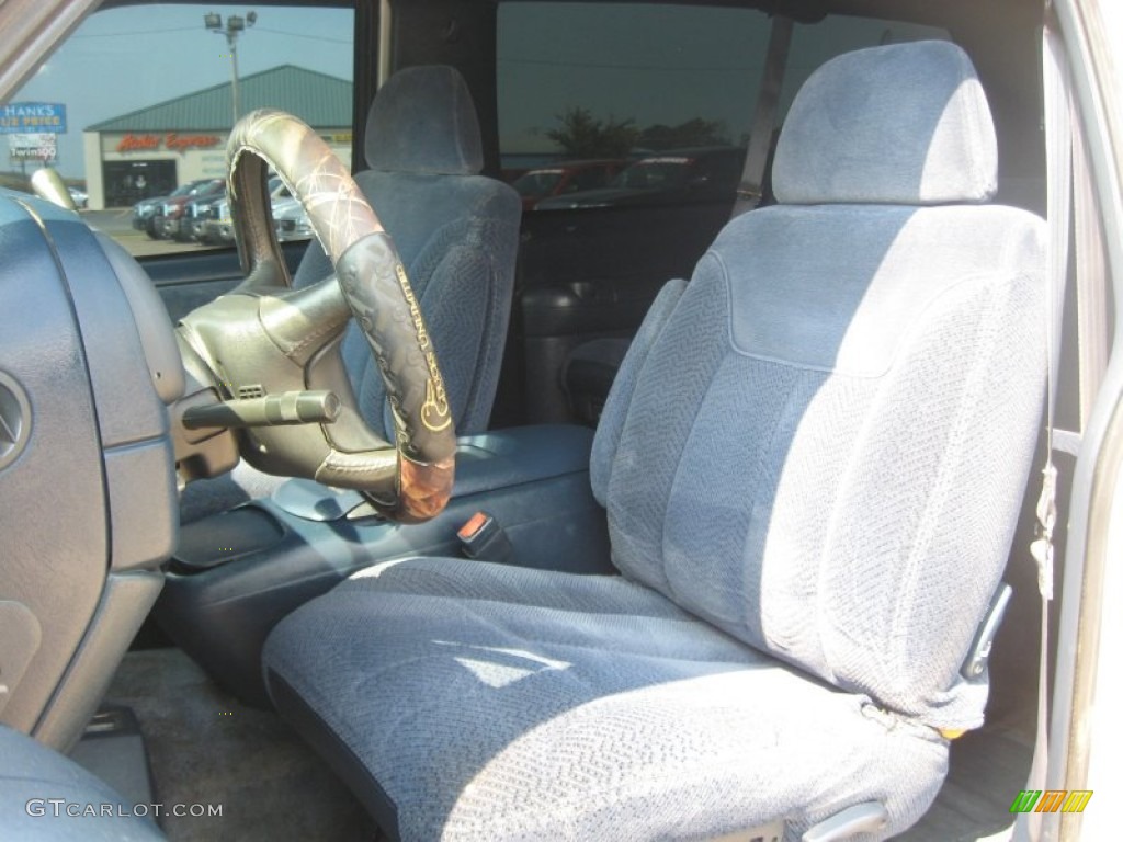Blue Interior 1995 GMC Yukon 4x4 Photo #50285646