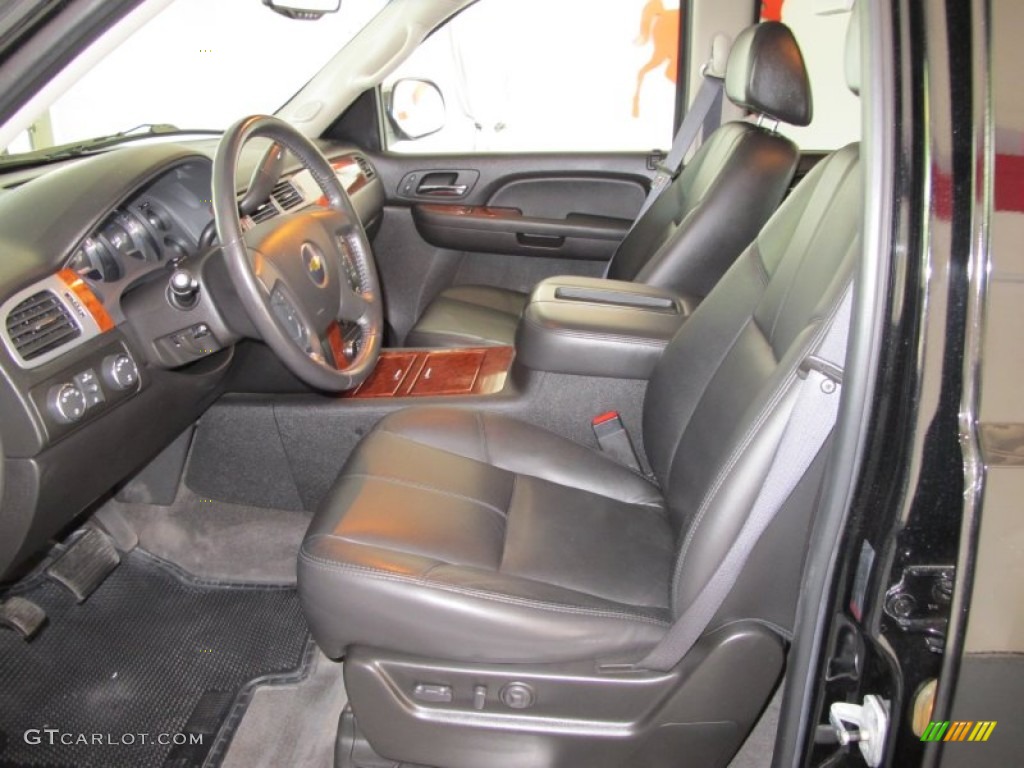 Ebony Interior 2008 Chevrolet Tahoe LTZ 4x4 Photo #50285772