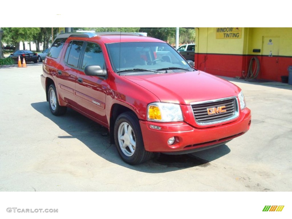 Magnetic Red Metallic 2004 GMC Envoy XUV SLT Exterior Photo #50287479