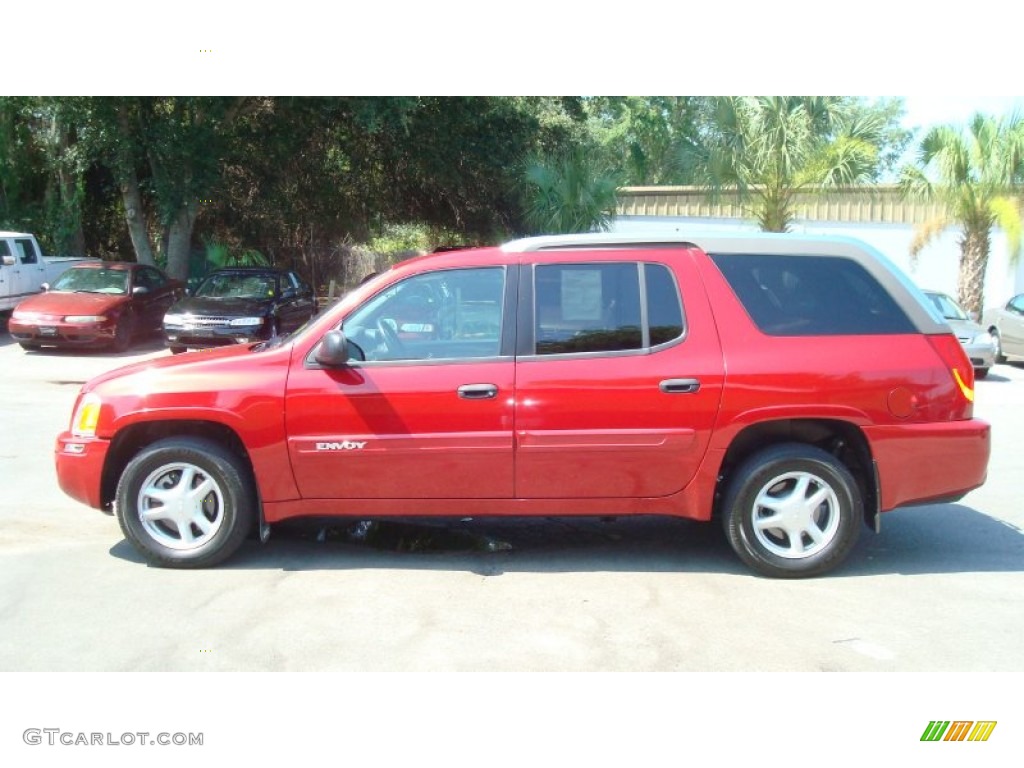 Magnetic Red Metallic 2004 GMC Envoy XUV SLT Exterior Photo #50287551