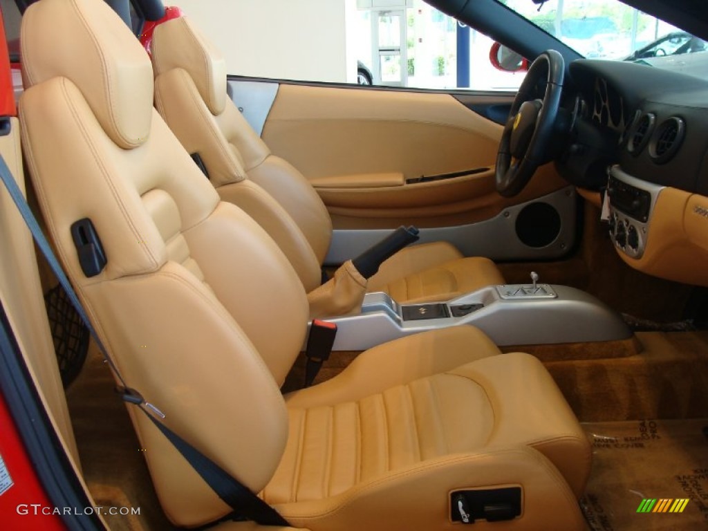 Beige Interior 2001 Ferrari 360 Spider Photo #50287662