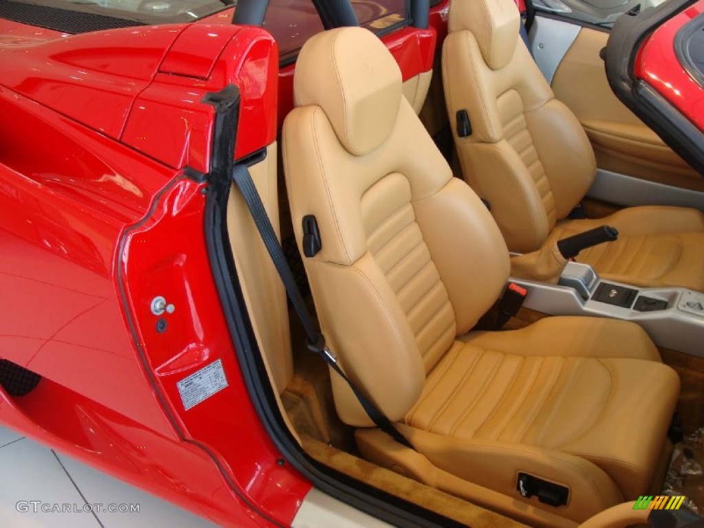 Beige Interior 2001 Ferrari 360 Spider Photo #50287674