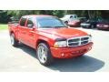 2002 Flame Red Dodge Dakota SLT Quad Cab  photo #1