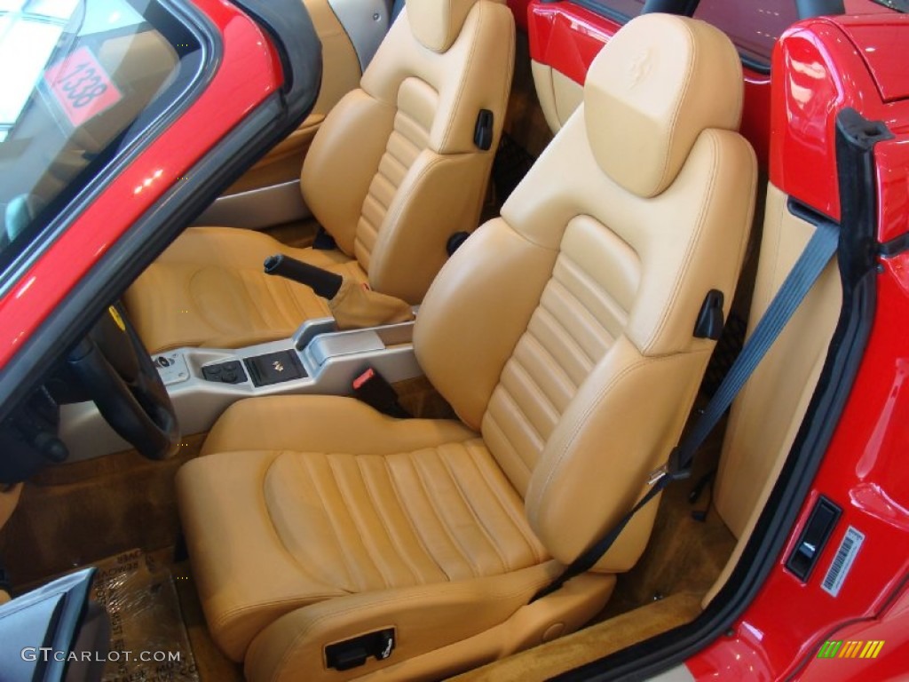 Beige Interior 2001 Ferrari 360 Spider Photo #50287752