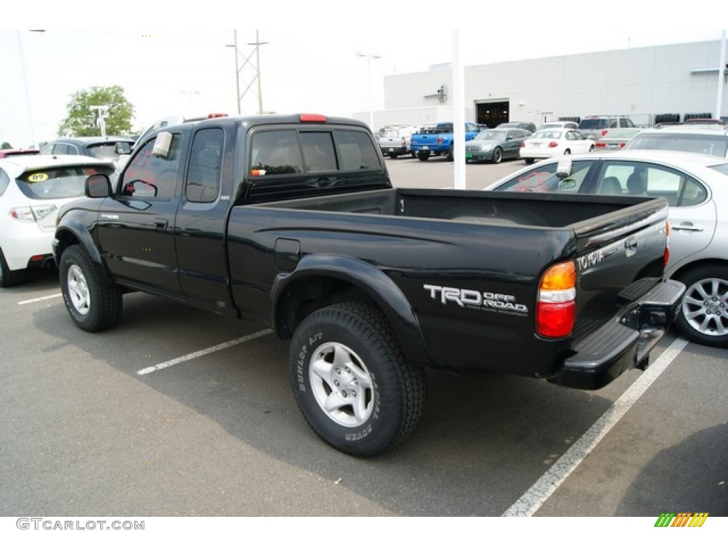 2004 Tacoma V6 TRD Xtracab 4x4 - Black Sand Pearl / Charcoal photo #3