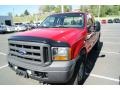 2005 Red Clearcoat Ford F250 Super Duty XL SuperCab 4x4  photo #4