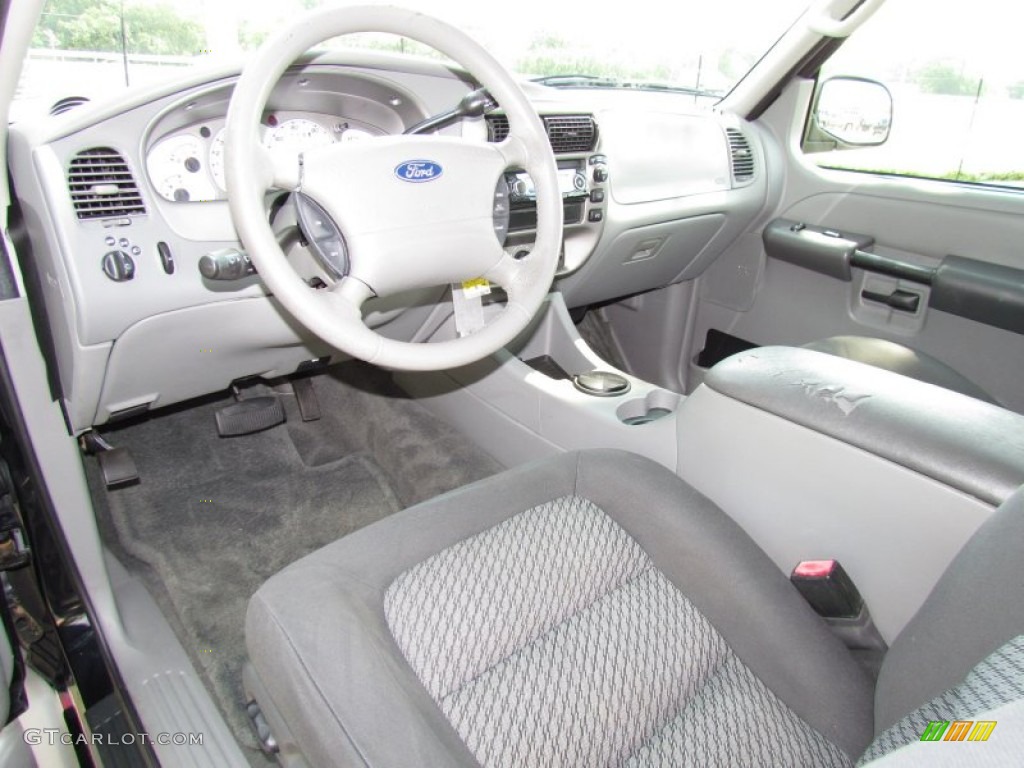 Graphite Grey Interior 2003 Ford Explorer Sport XLT Photo #50290806