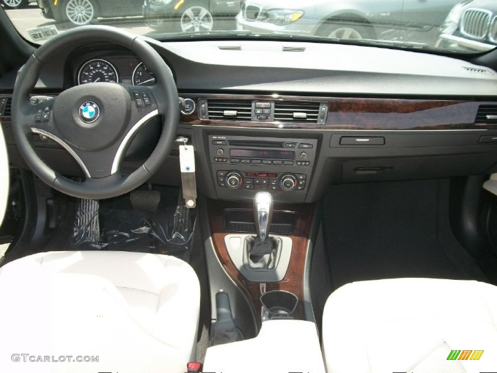 2011 BMW 3 Series 328i Convertible Oyster/Black Dakota Leather Dashboard Photo #50291310