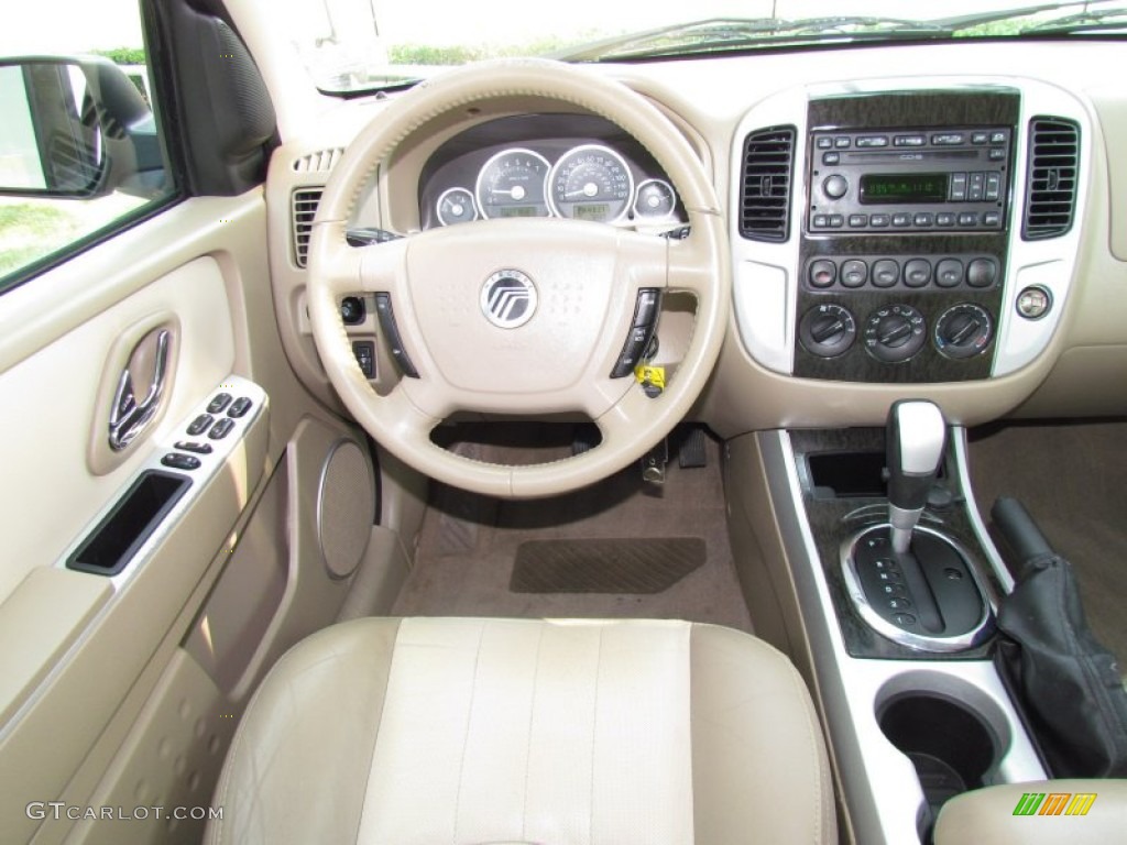 2006 Mercury Mariner Luxury Pebble/Light Parchment Dashboard Photo #50291427