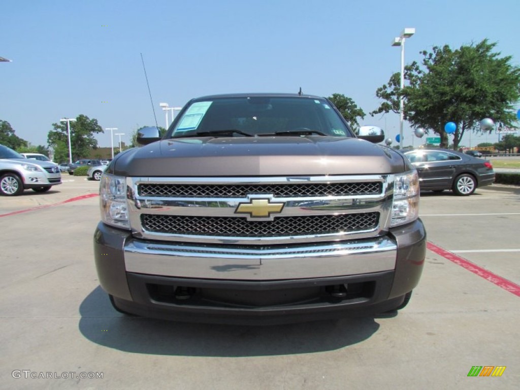 2008 Silverado 1500 LT Crew Cab - Desert Brown Metallic / Ebony photo #8