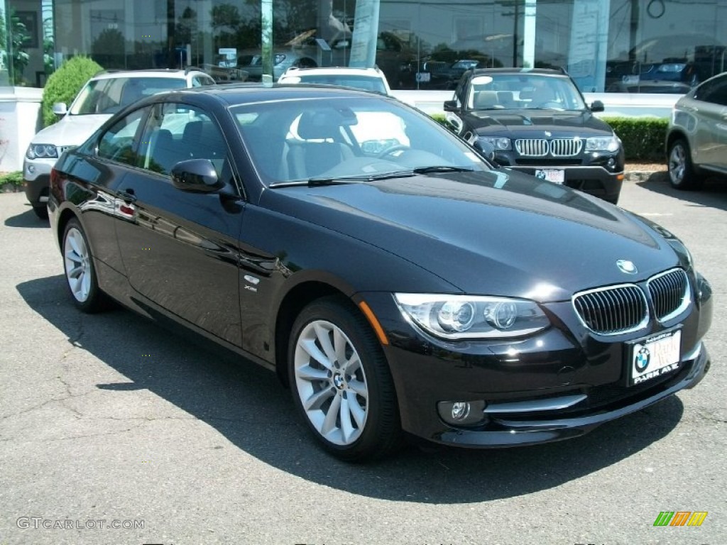 2011 3 Series 335i xDrive Coupe - Jet Black / Black photo #3