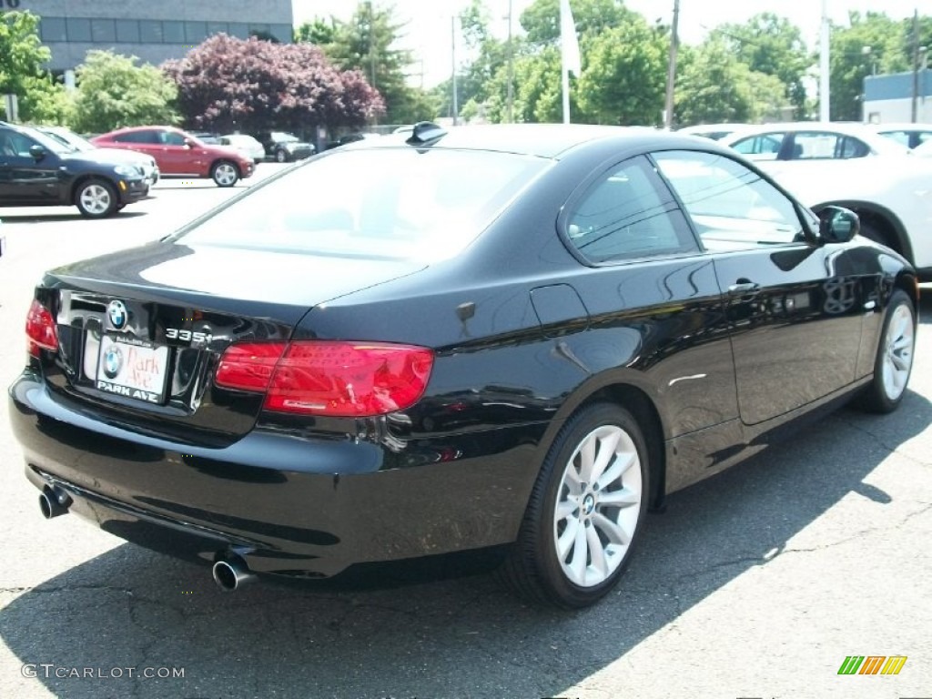 2011 3 Series 335i xDrive Coupe - Jet Black / Black photo #5