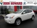 2011 Pearl White Nissan Rogue SV AWD  photo #1