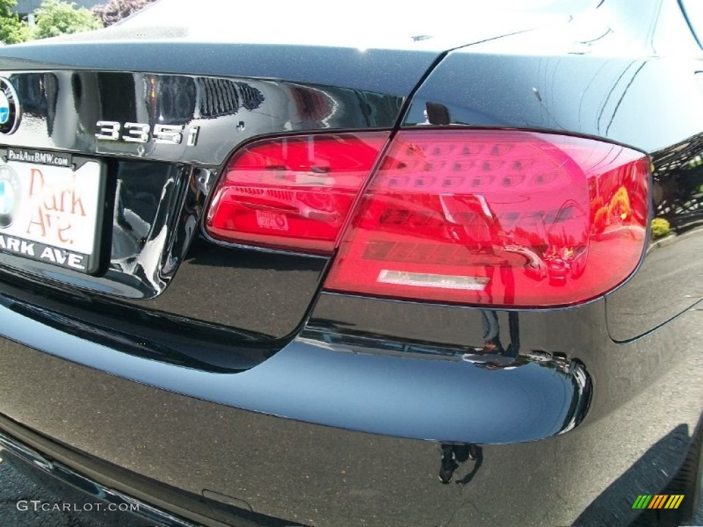 2011 3 Series 335i xDrive Coupe - Jet Black / Black photo #22