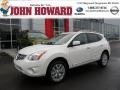 2011 Pearl White Nissan Rogue SL AWD  photo #1