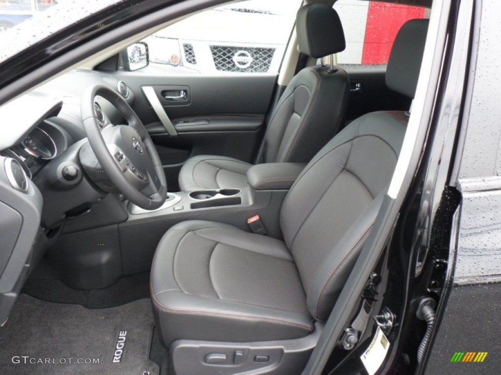 2011 Rogue SL AWD - Wicked Black / Black photo #3
