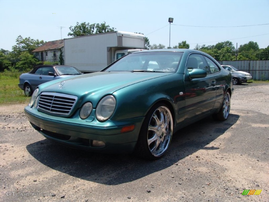 1998 CLK 320 Coupe - Mineral Green Metallic / Ash Grey photo #1