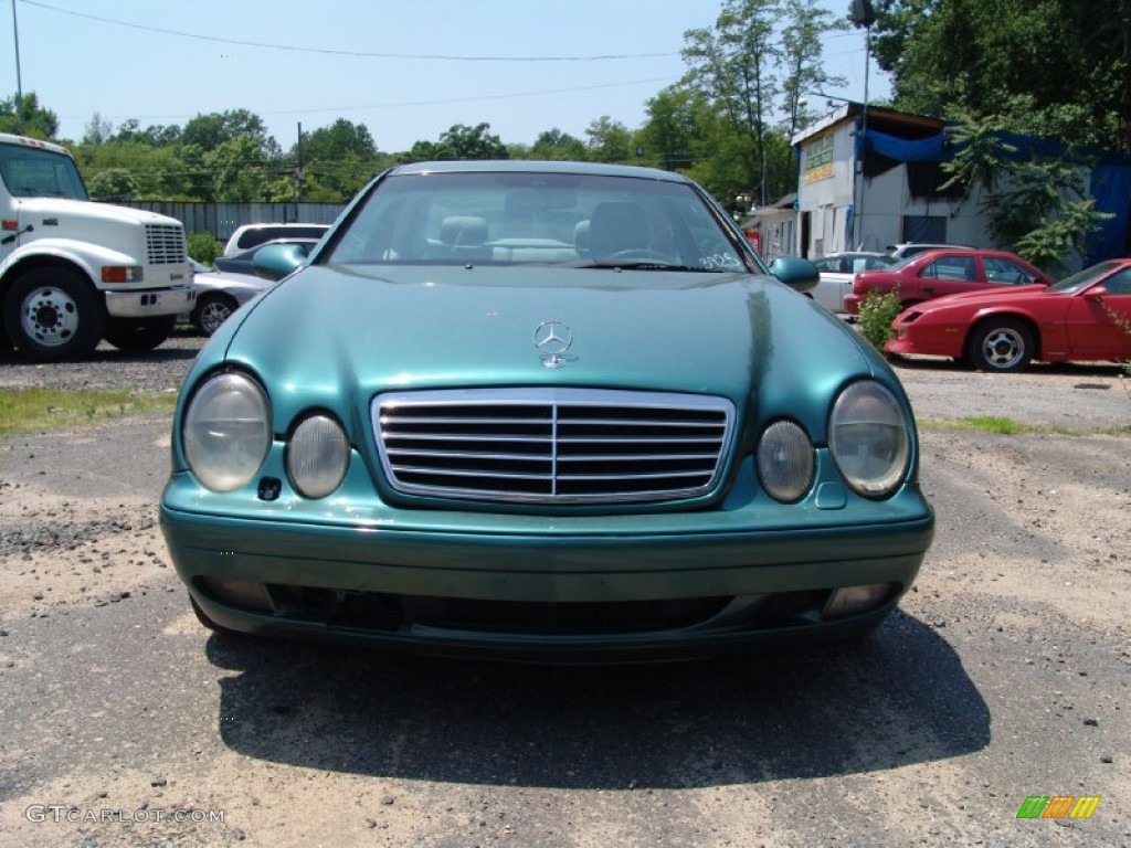 1998 CLK 320 Coupe - Mineral Green Metallic / Ash Grey photo #2