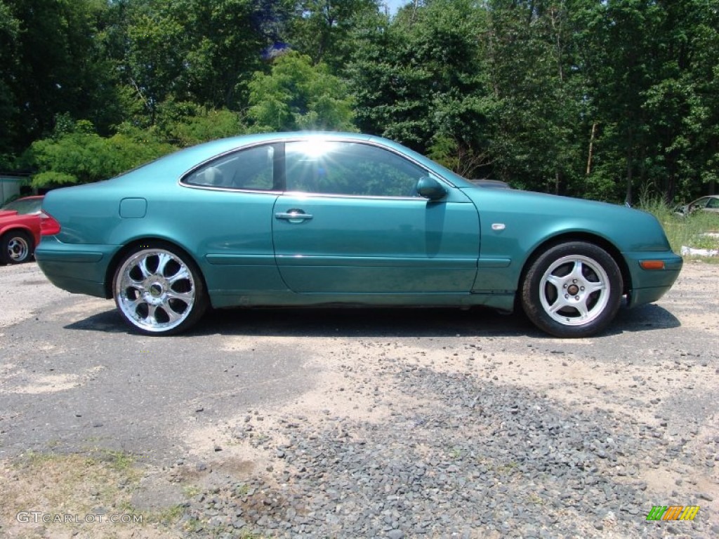 1998 CLK 320 Coupe - Mineral Green Metallic / Ash Grey photo #4