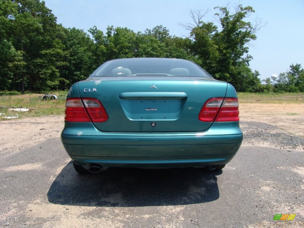 1998 CLK 320 Coupe - Mineral Green Metallic / Ash Grey photo #6