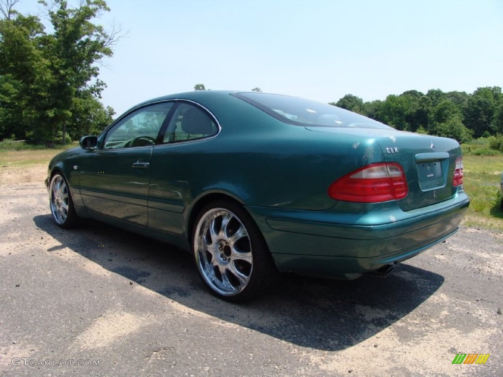 1998 CLK 320 Coupe - Mineral Green Metallic / Ash Grey photo #7