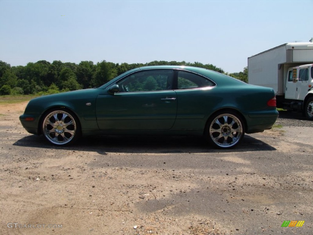 1998 CLK 320 Coupe - Mineral Green Metallic / Ash Grey photo #8
