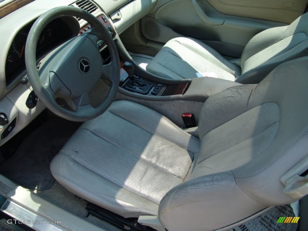 1998 CLK 320 Coupe - Mineral Green Metallic / Ash Grey photo #10