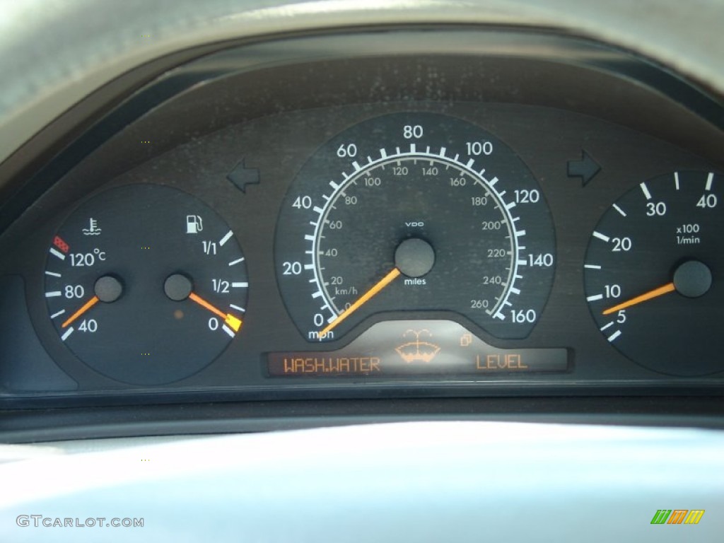 1998 CLK 320 Coupe - Mineral Green Metallic / Ash Grey photo #14