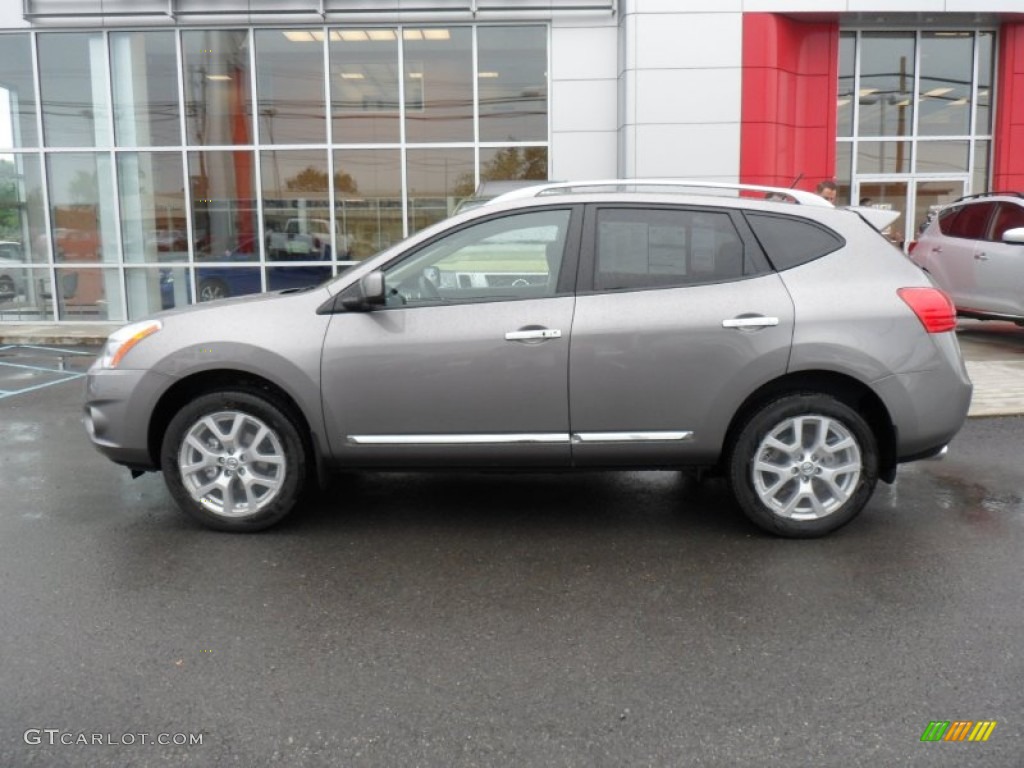 2011 Rogue SL AWD - Platinum Graphite / Black photo #2
