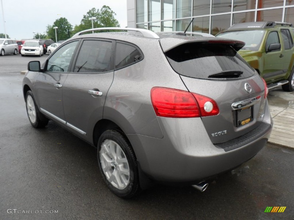 2011 Rogue SL AWD - Platinum Graphite / Black photo #7